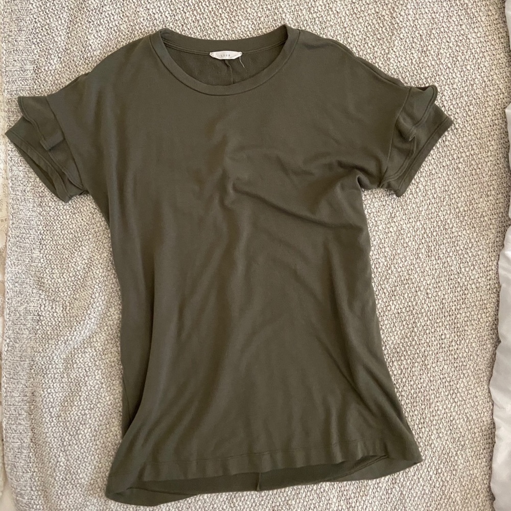 TSHIRT DRESS W RUFFLES